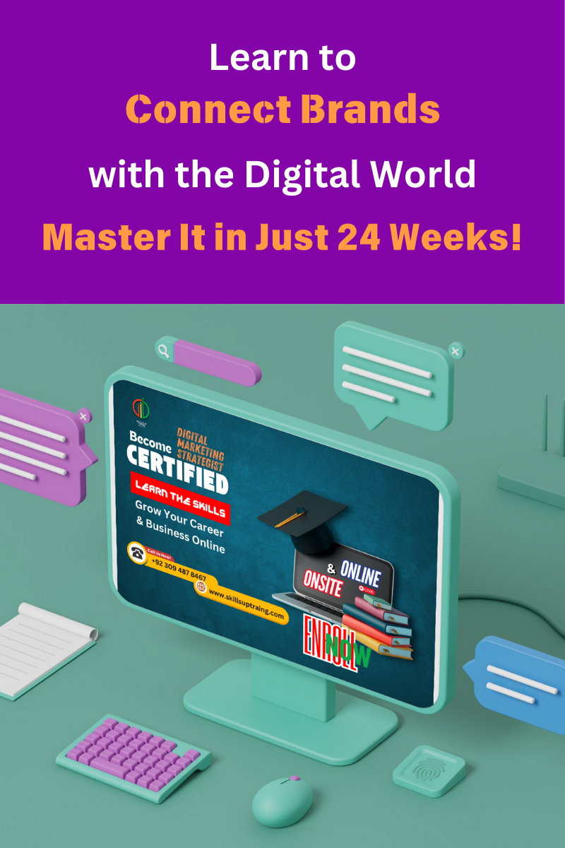 Learn What Is Digital Marketing. Digital Marketing Course In Lahore. Become A Certified Digital Marketing Strategist In 6 Months at Skills Up Training Of Digital Marketing